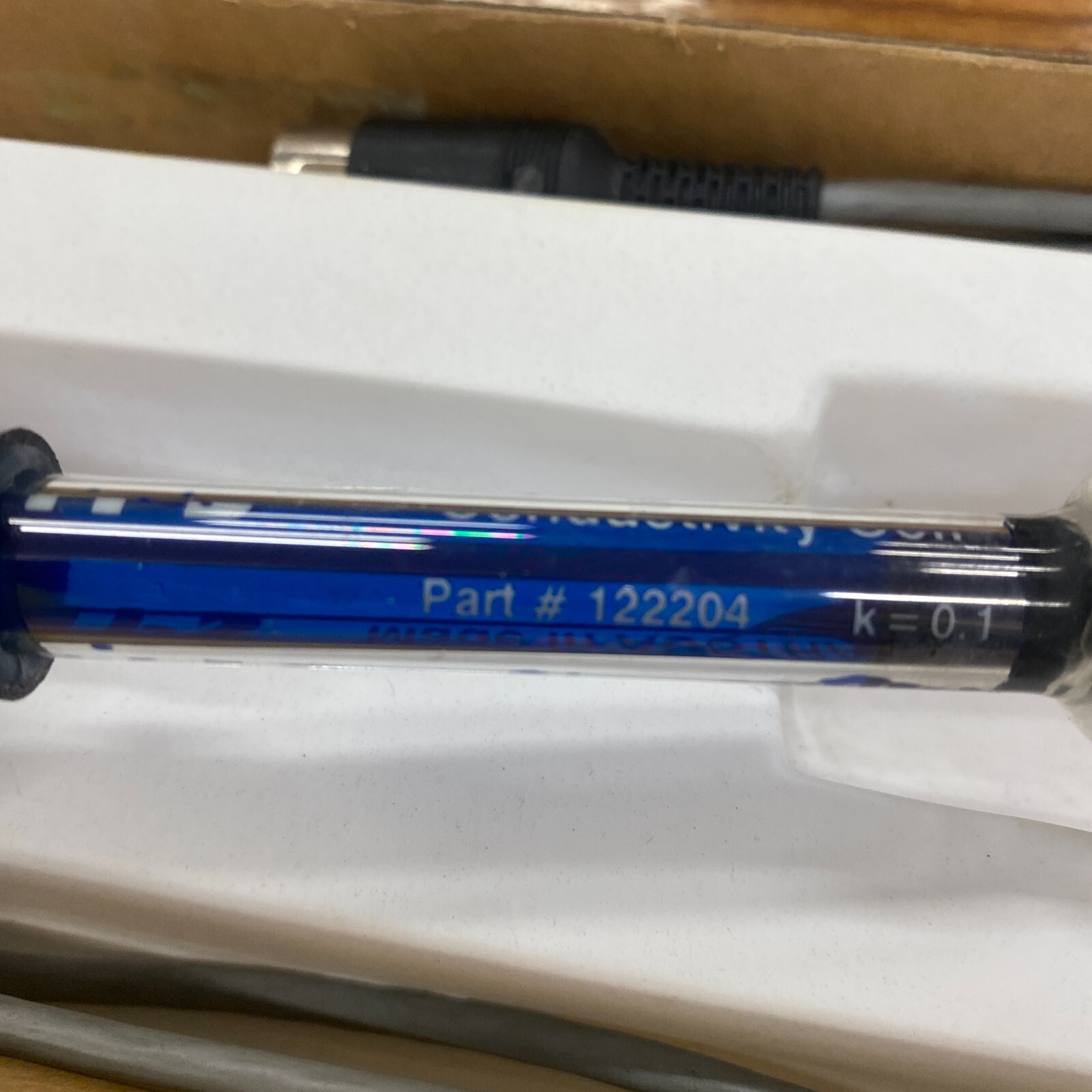 TPS CONDUCTIVITY Electrode Flow Cell Sensor PROBE P951060 Glass