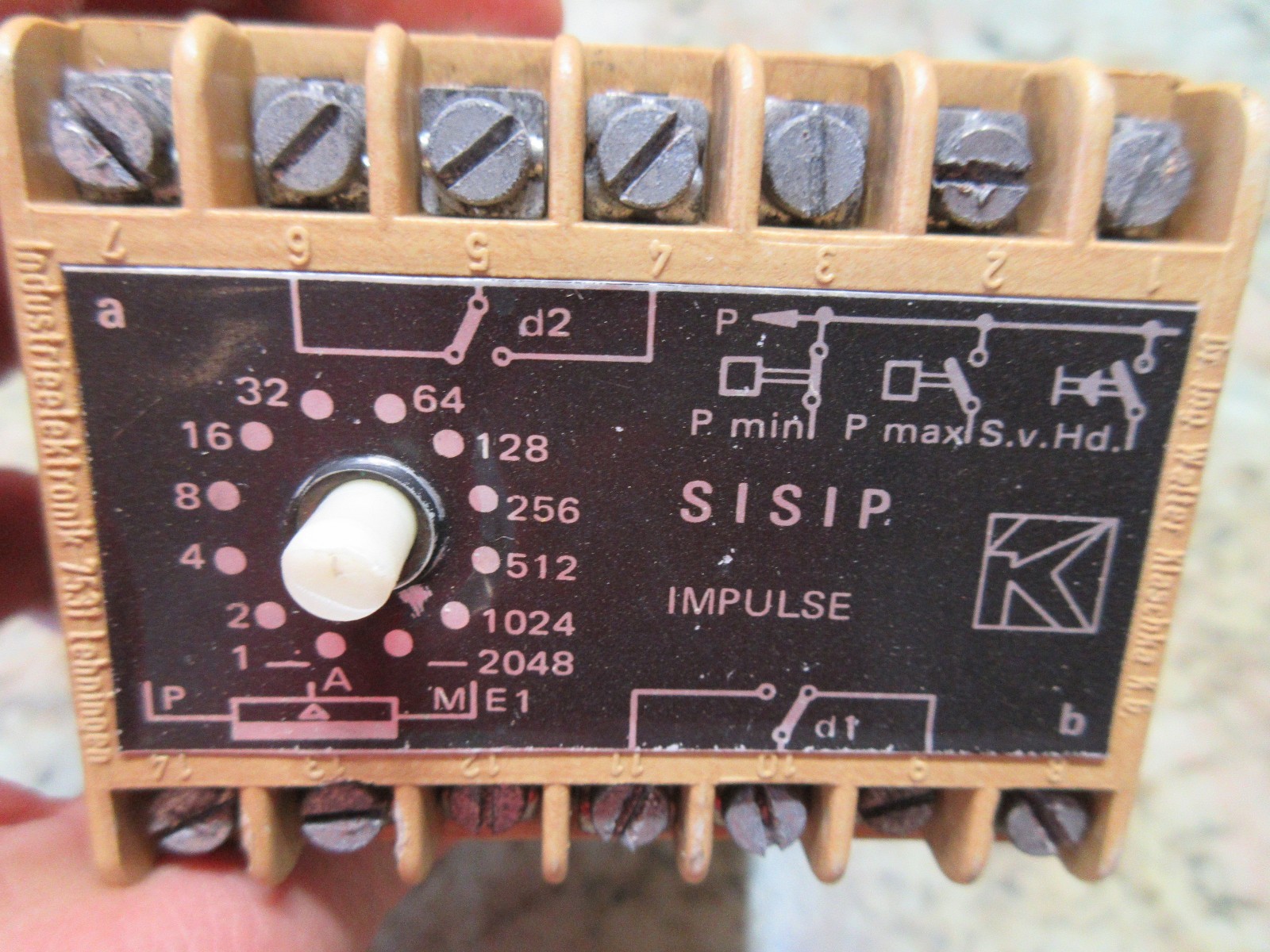 DR.ING.KLASCHKA GMBH+CO IMPULSE CONTROLLER SISIP/B10A0-1.41-20480 NR. 24.05-22