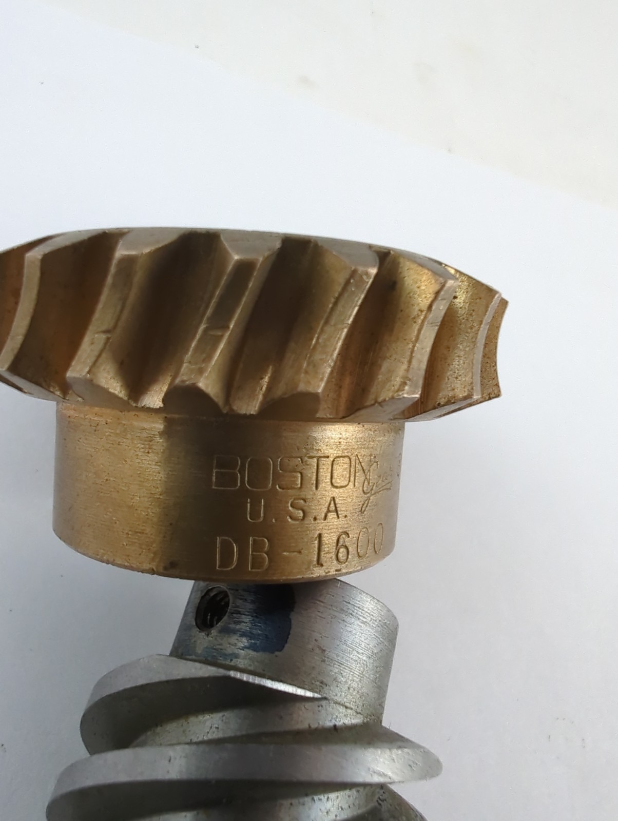 Boston Gear Bronze Worm Wheel Gear Set 5:1 Reduction 12 DP 14.5 PA 20 Teeth