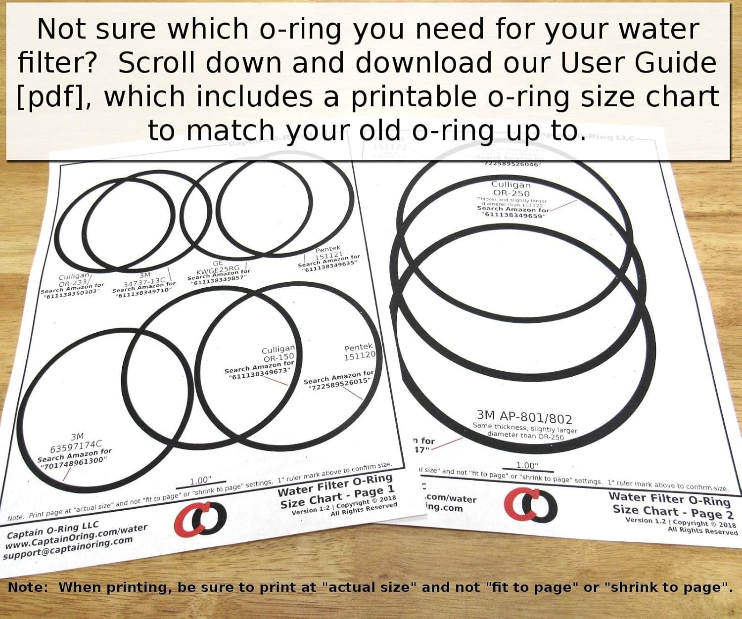 Replacement O-Rings for Whirlpool WHKF-DWHBB (WHKF-C9) & American Plumber W10