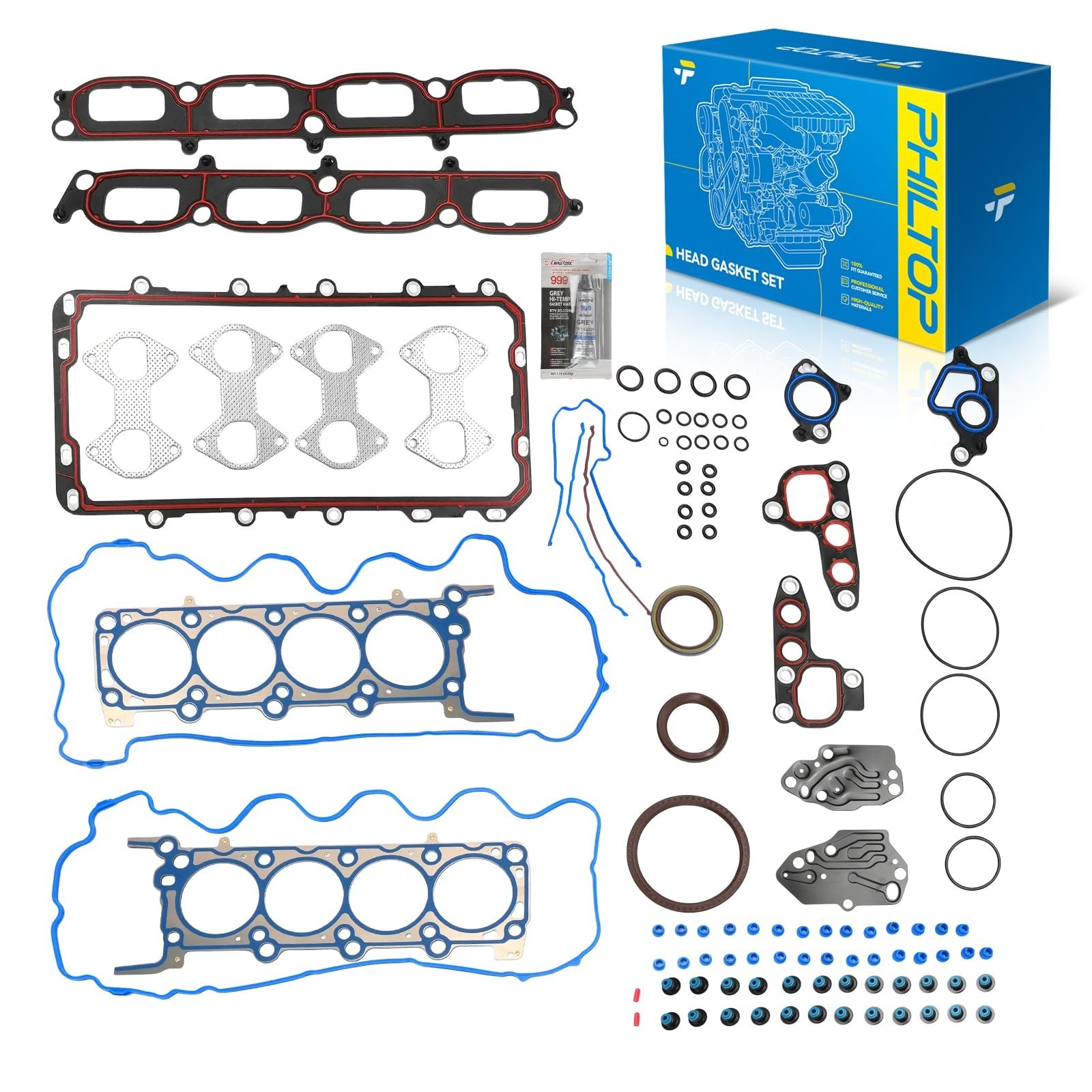 PHILTOP HS26306PT Head Gasket Set Fit for Ford F-150 2004-2006, Expedition F-…