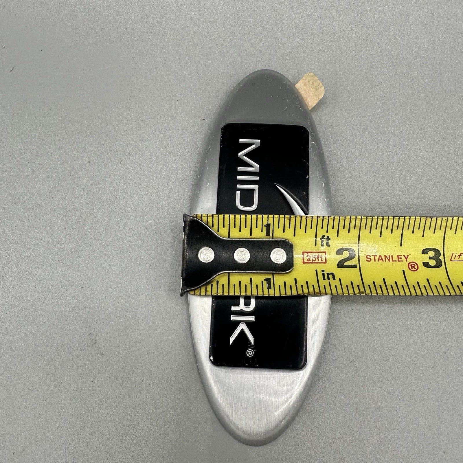 MIDMARK Corporation Oval Nameplate 4.5” x 1.75” Aluminum with 3M Adhesive – NOS