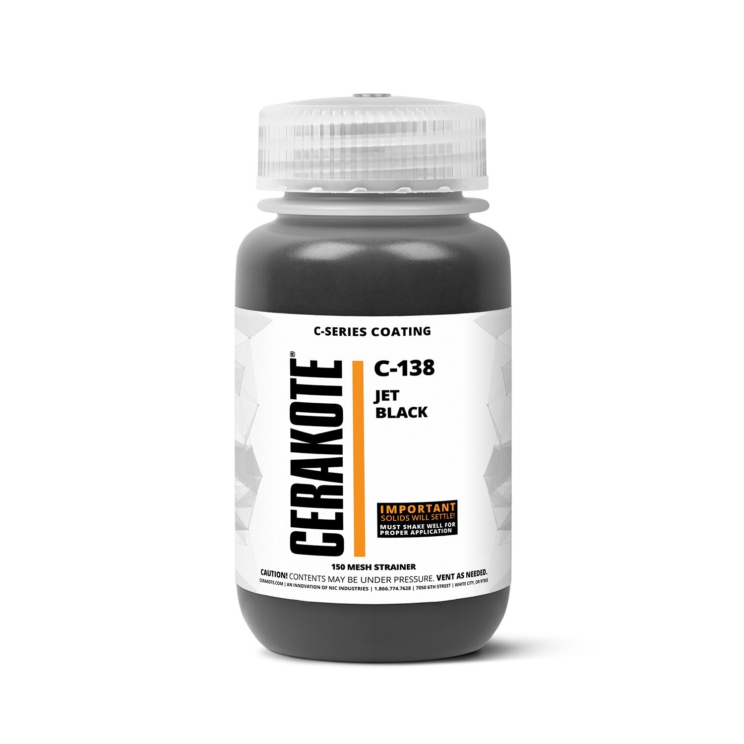 CERAKOTE® C-SERIES Air Cure Ceramic Coating C-138 Jet Black (4oz)