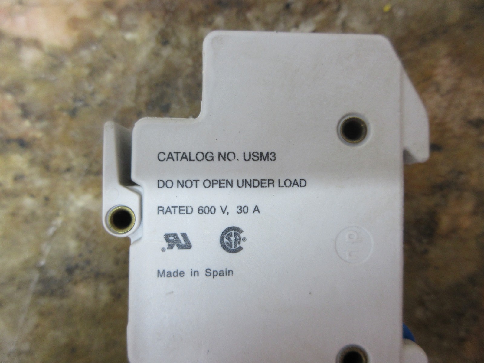 1998 HARDINGE COBRA LC-65 GOULD USM3 ULTRASAFE FUSE HOLDER LOT OF 6 PIECES