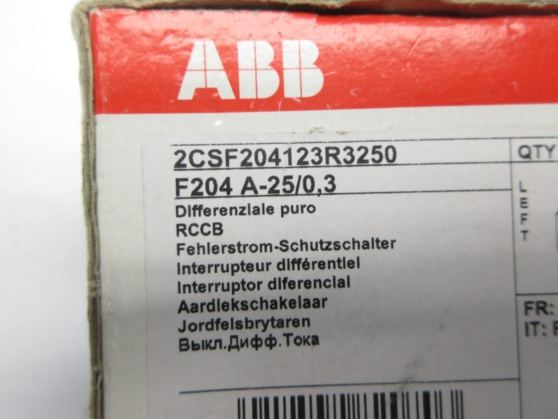 ABB F204A-25/0.3 2CSF204123R3250 NSFS