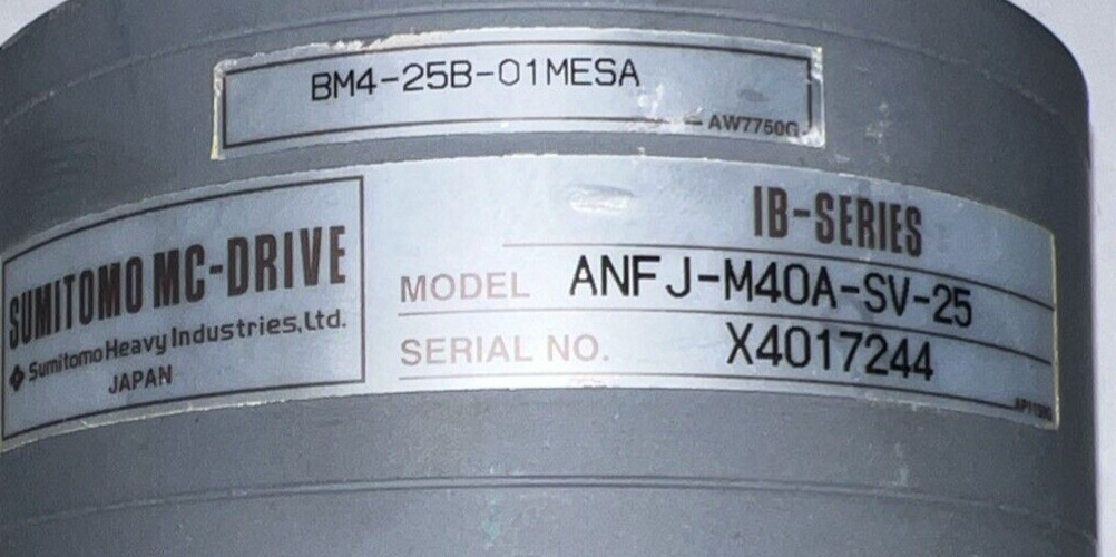 SUMITOMO MC-DRIVE BM4-25B-01MESA / ANFJ-M40A-SV-25