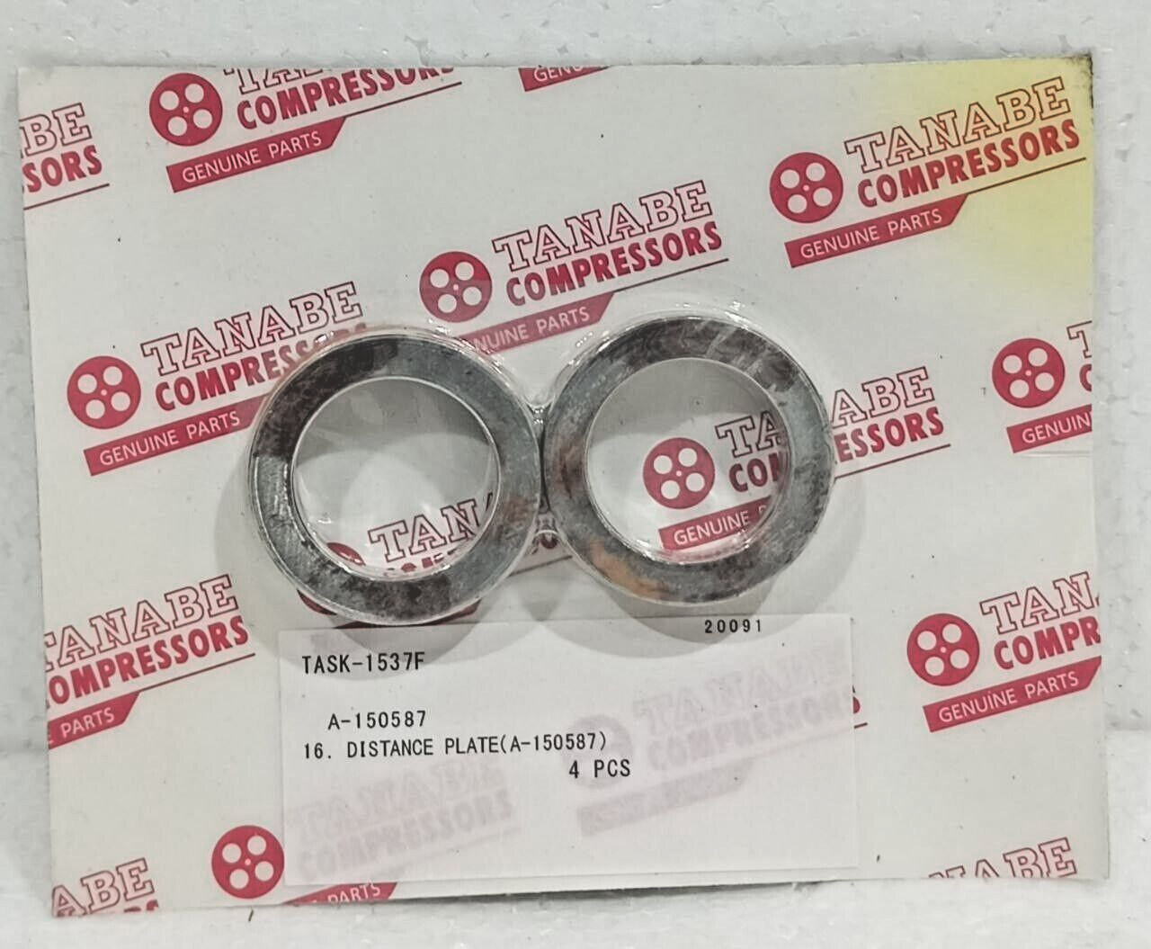 TANABE PNEUMATIC A-150587 DISTANCE PLATE TASK-1537F NEW FAST SHIPPING