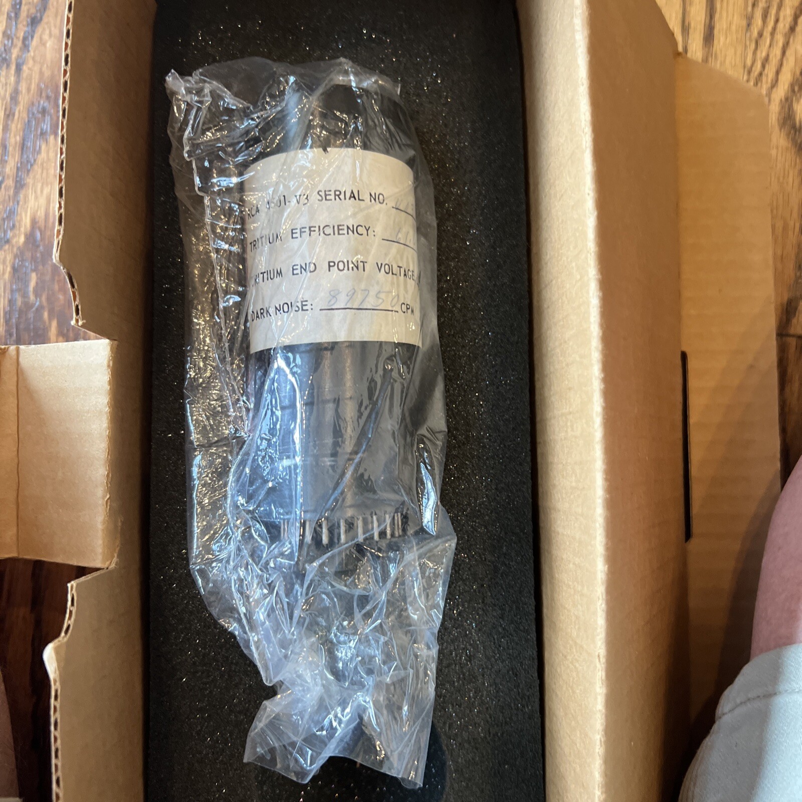 New – Vintage RCA Photomultiplier Tube P/N 4501/V3