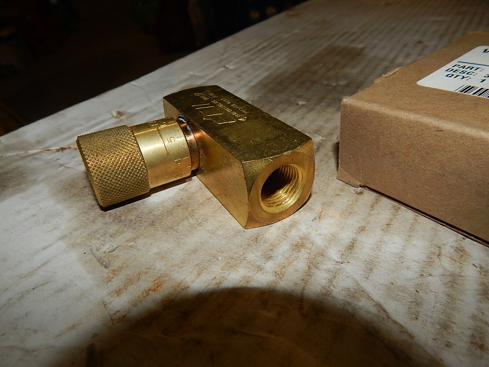 NEW Vescor TMF3750 3/8″ Brass F/C W/ Color Band’s *FREE SHIPPING*