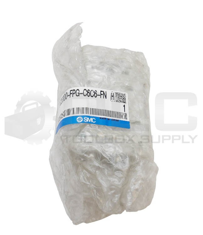 SEALED NEW SMC VQ2000-FPG-C6C6-FN DOUBLE CHECK BLOCK PNEUMATIC VALVE