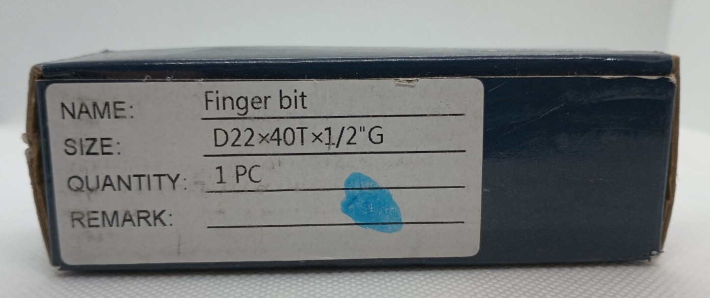 NEW CNC Diamond Finger Bit D22x40Tx1/2″G Six Segment Finger Bit