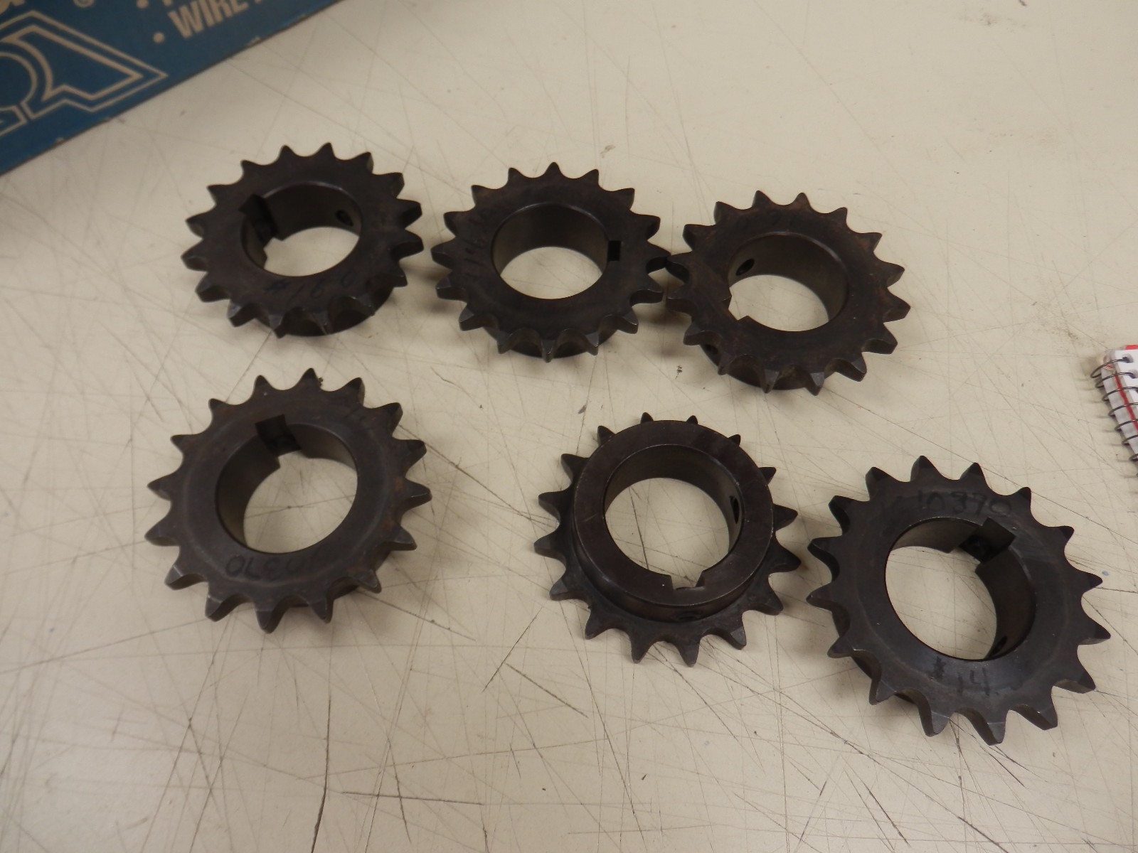 Six (6) Pack Elgin 1010370 16 Tooth Chain Sprocket