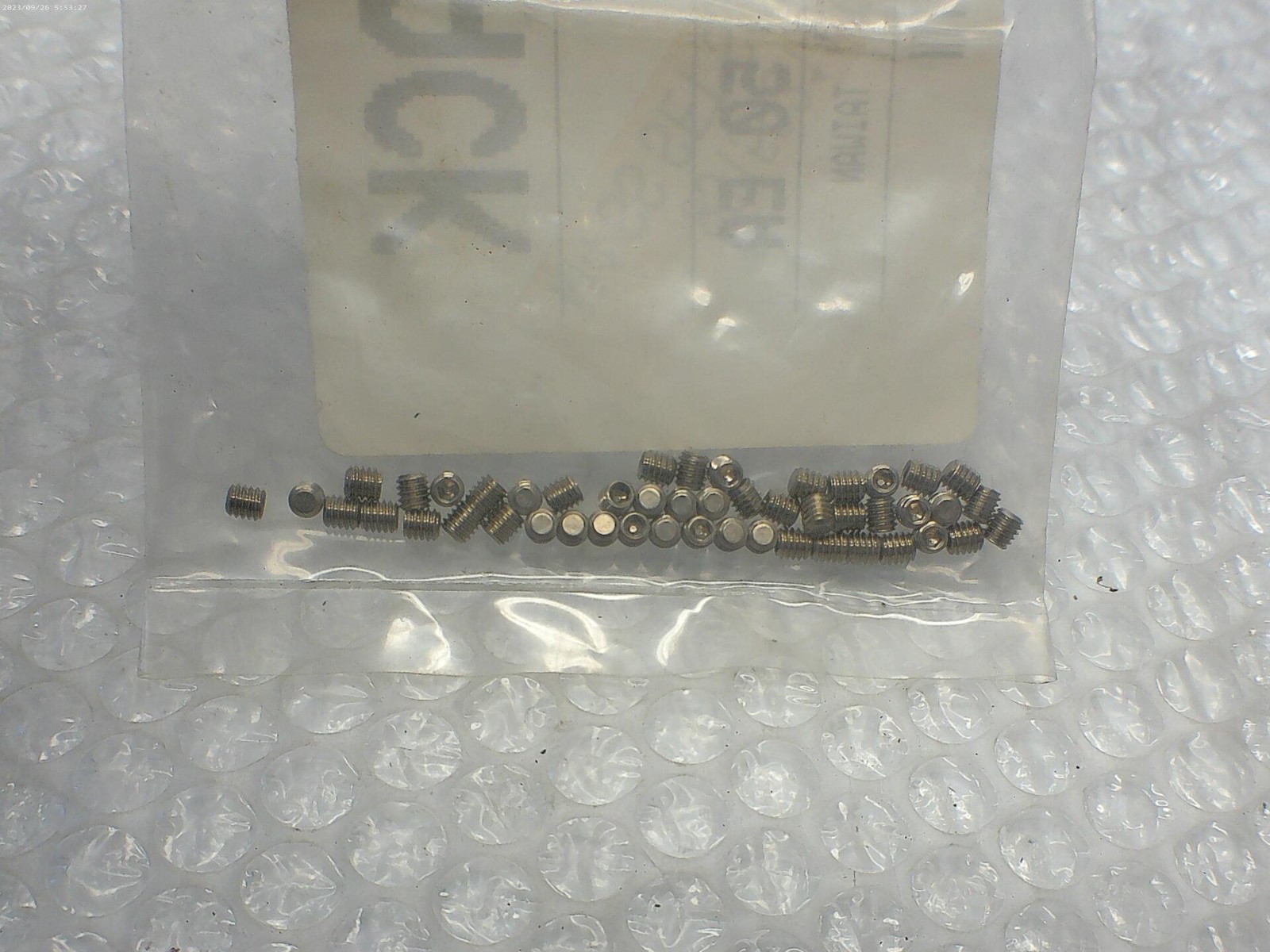 INDUSTRIAL SPARE M4X4 913-A4 SS3XX04004-050M SET SCREW PKG OF 46 NSMP