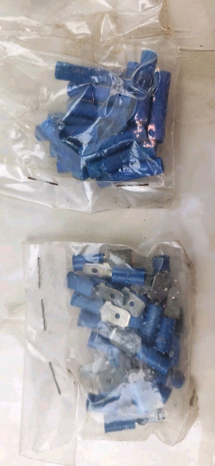 Random Sizes Yellow Blue Red Fork & Ring & Other Terminal Connectors Approx 300
