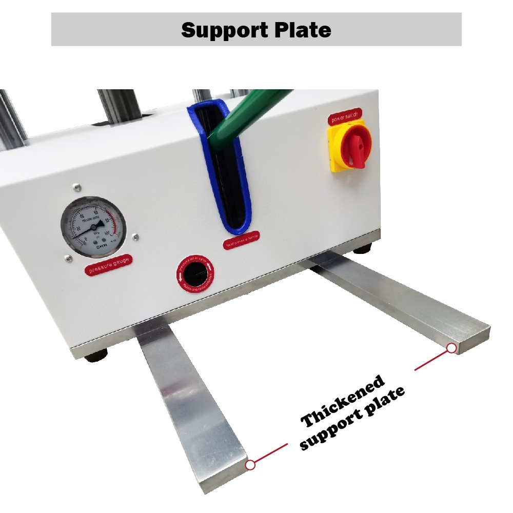 110V 1500W Vulcanizing Machine 50-350℃ Desktop Flat Plate for Rubber Plastic