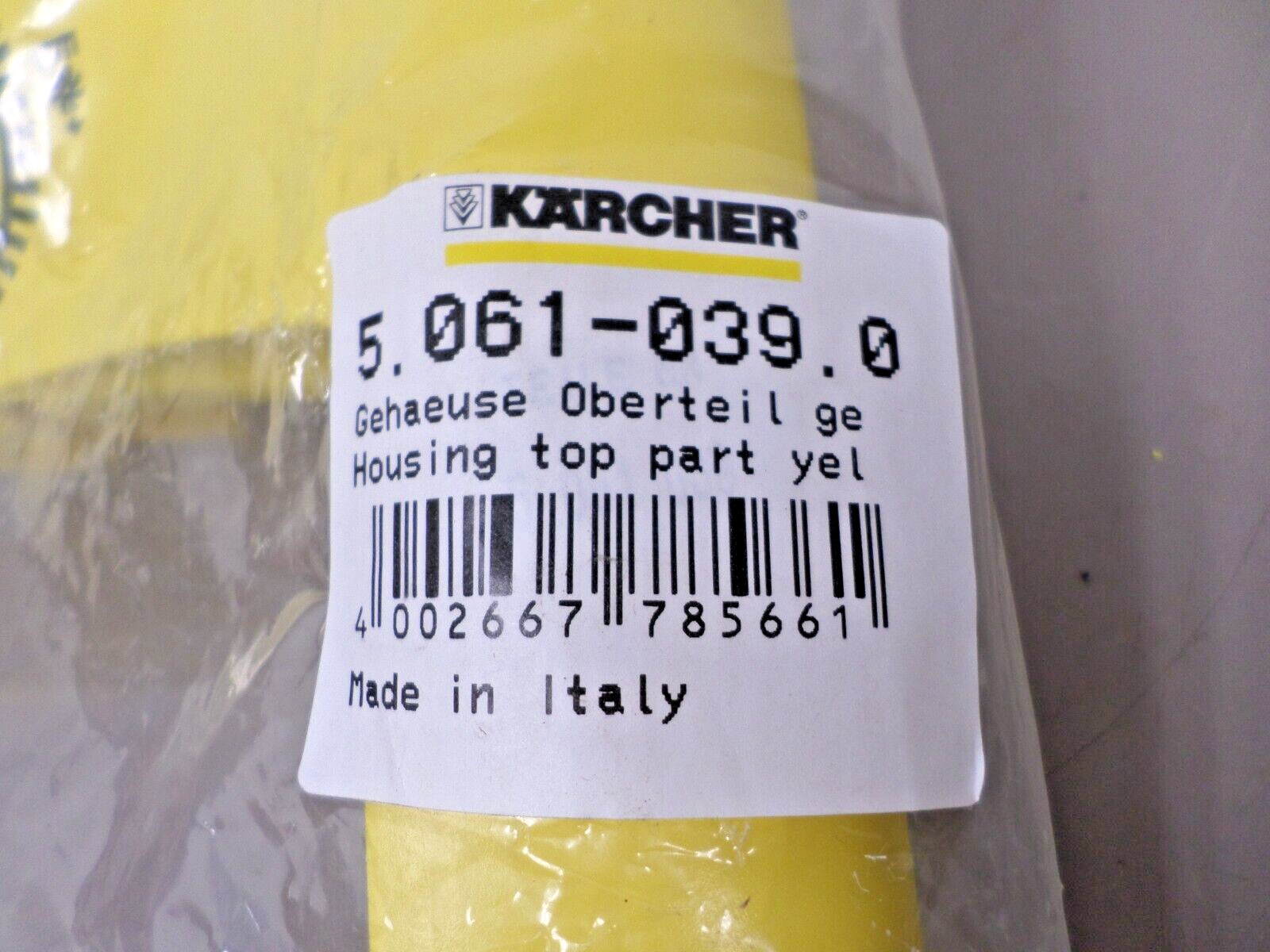 Karcher 5.061-039.0 Housing Top for CV 30/1 Upright Vacuum