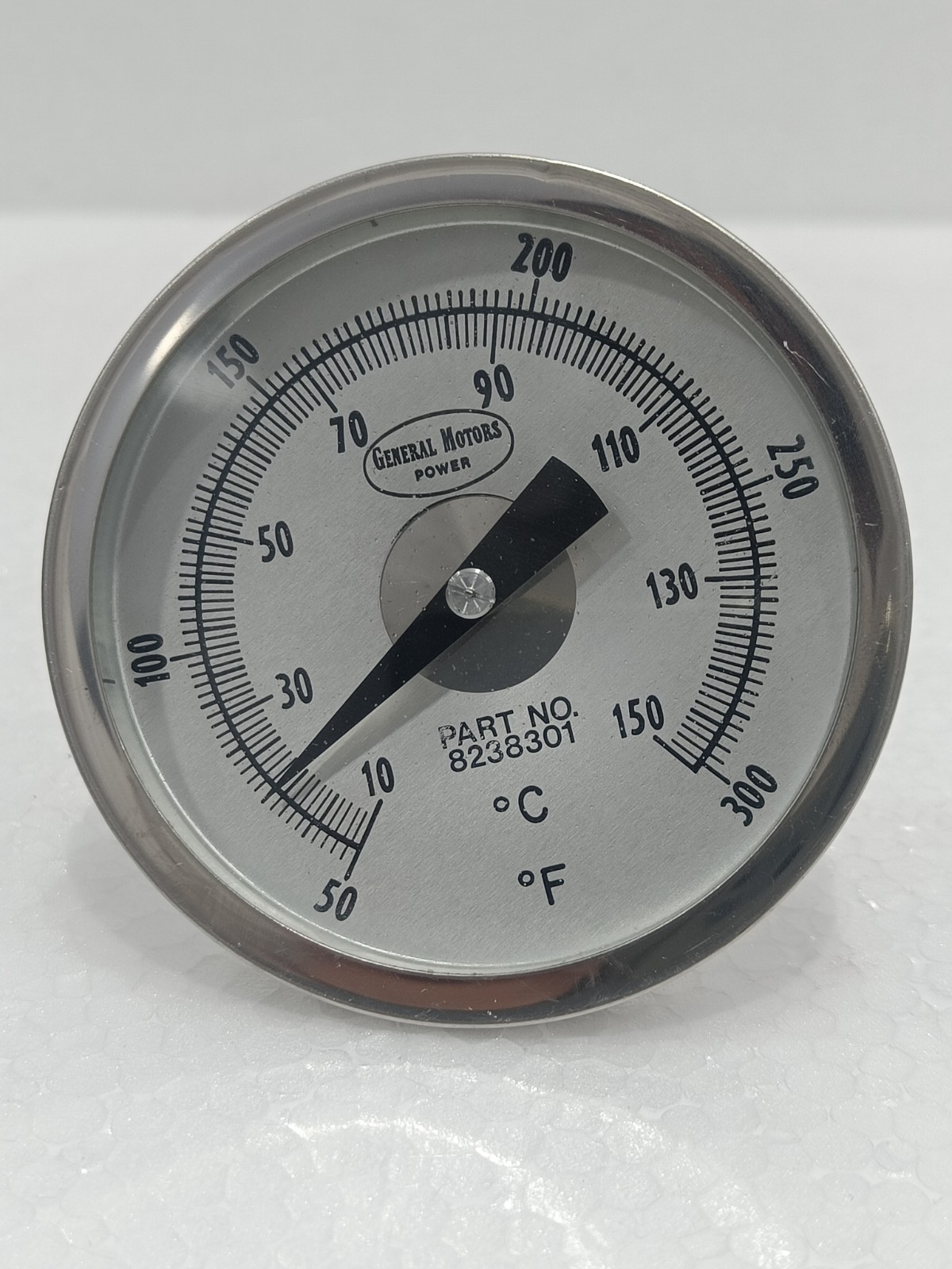 GENERAL MOTORS POWER TEMPERATURE GAUGE 8238301 INDUSTRIAL BI-METAL THERMOMETER