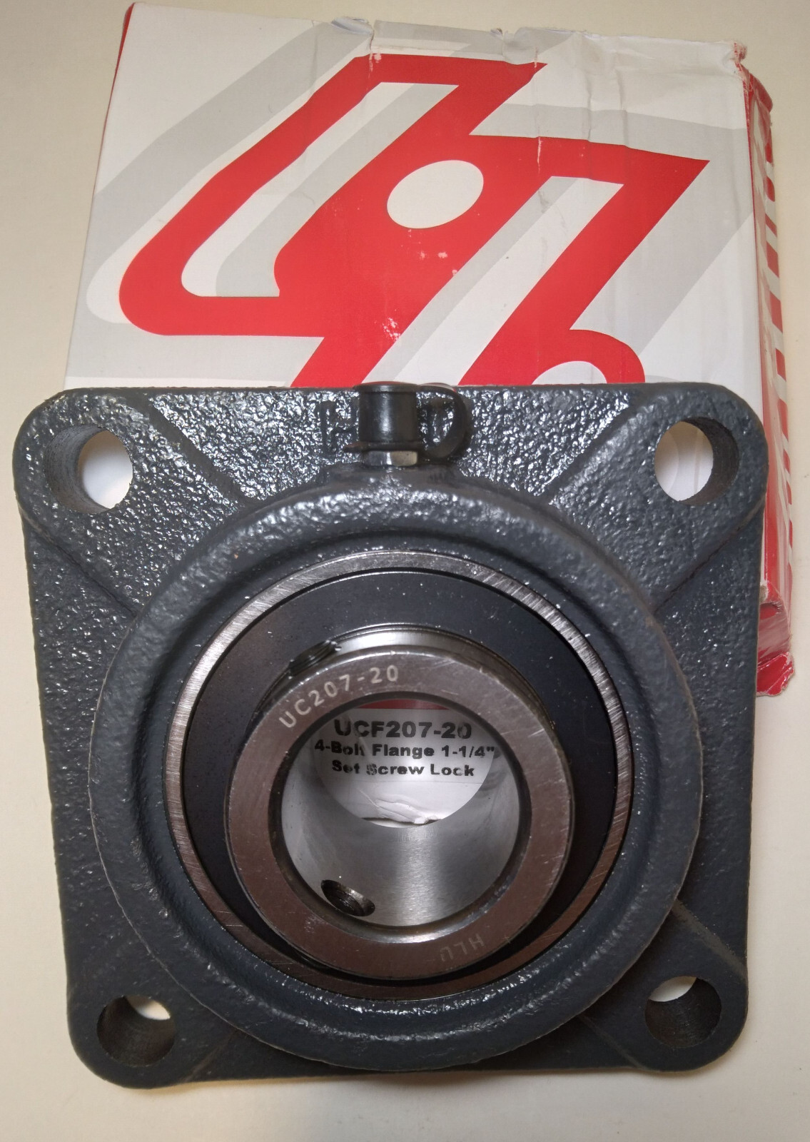 1 NEW HI-LIGHT UCF207-20 4 BOLT FLANGE PILLOW BLOCK BEARING NIB ***MAKE OFFER***