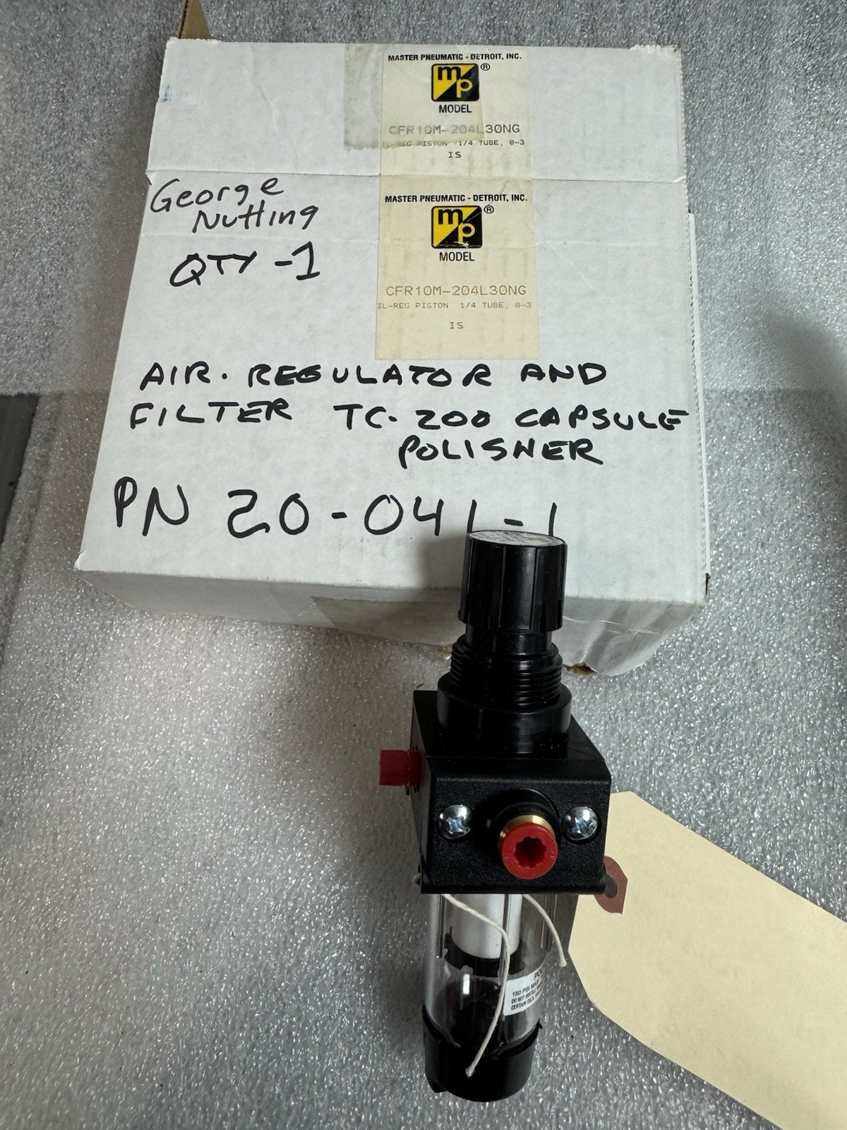 Master Pneumatics CFR10 Filter Regulator