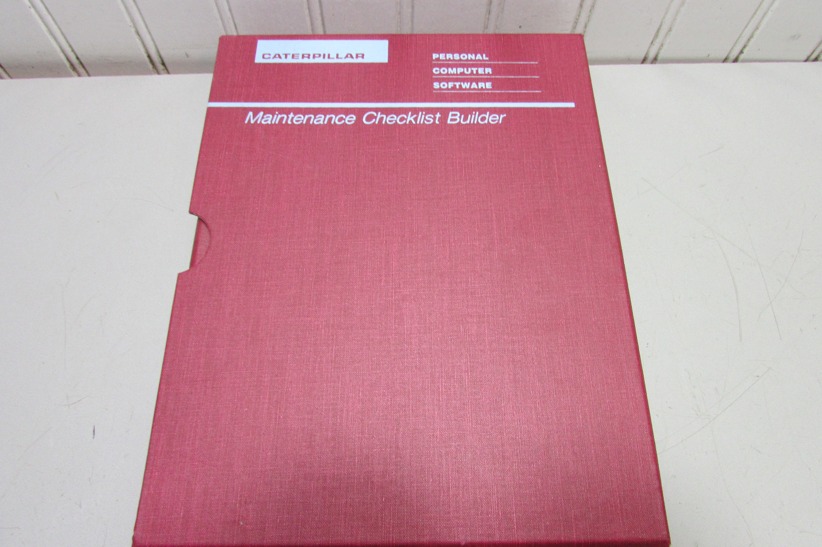 Caterpillar Maintenance Checklist Builder Personal Computer Software Floppy Disk