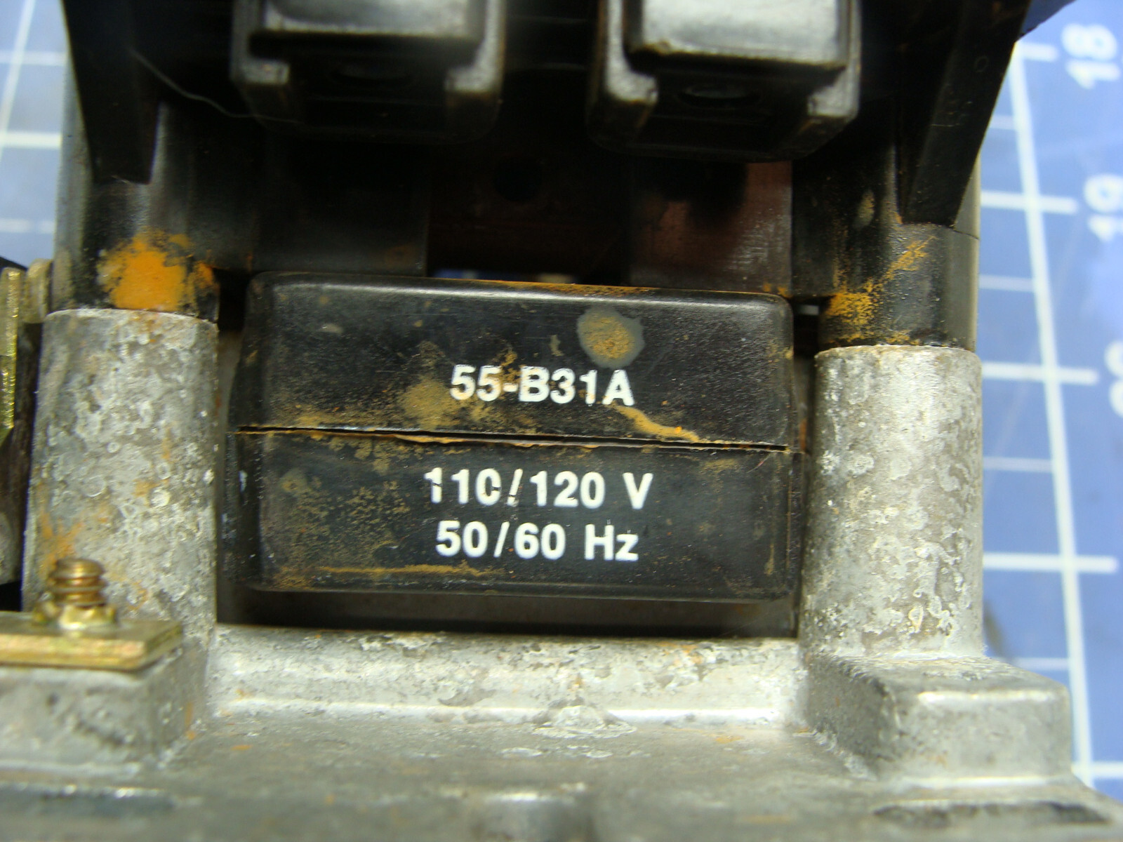 GE MOTOR STARTER CR354AB3AA1B 3 POLE 600VAC COIL: 55-B31A 110/120V