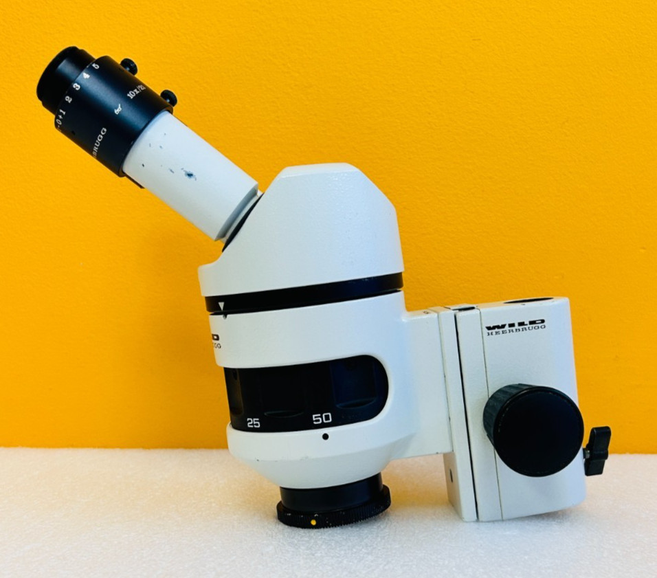 Wild M5A, 6x / 12x / 25x / 50x, 10x/21 Eyepieces, Stereo Microscope. Tested!