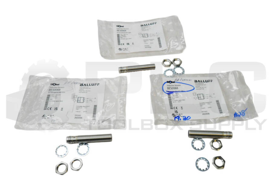 LOT OF 3 NEW BALLUFF BES M12MI-PSC40B-S04G INDUCTIVE SENSOR 10-30VDC BES0068