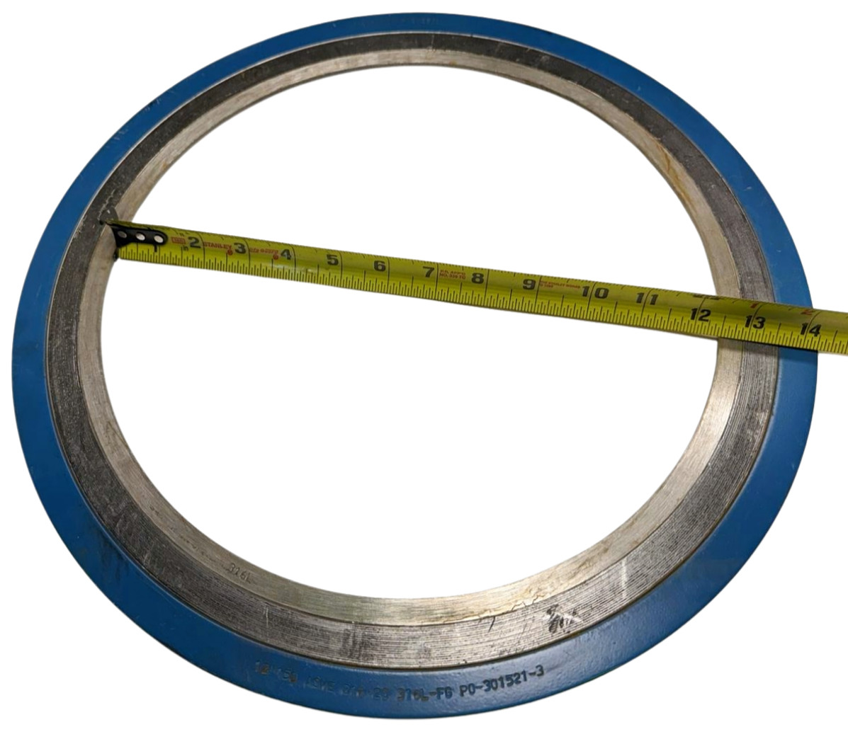 Garlock Flexseal 12″ 150 ASME B16.20 Spiral Wound Gasket, 316L-FG P0-301521-3