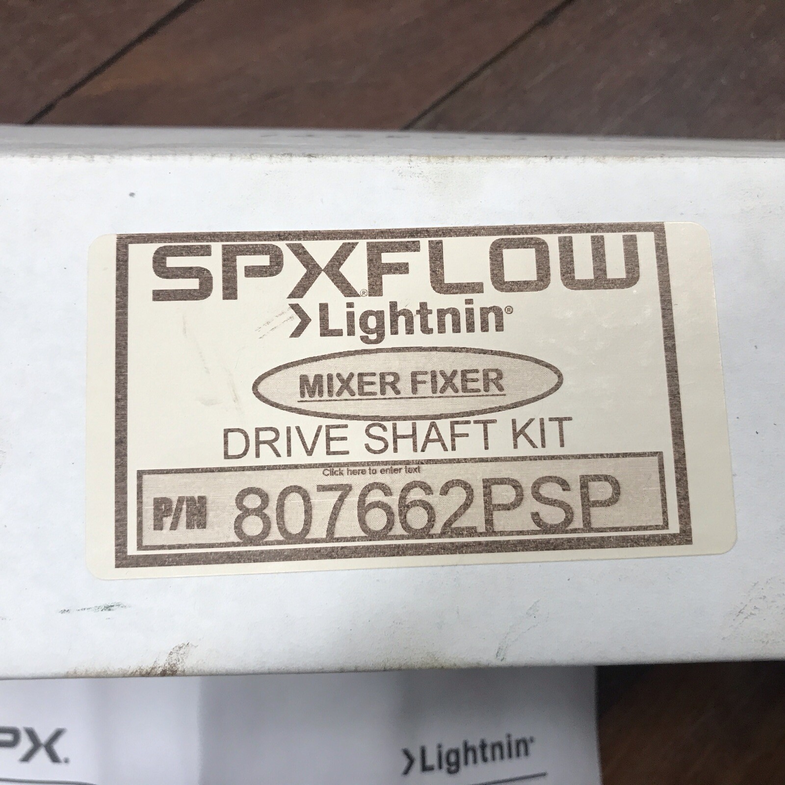 SPX FLOW LIGHTNIN DRIVE SHAFT KIT 807663PSP Mixer Fixer