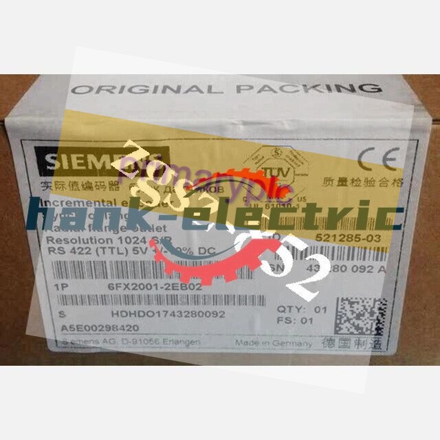 6FX2001-2EB02 SIEMENS INCREMENTAL ENCODER Brand New Fast Shipping FedEx or DHL