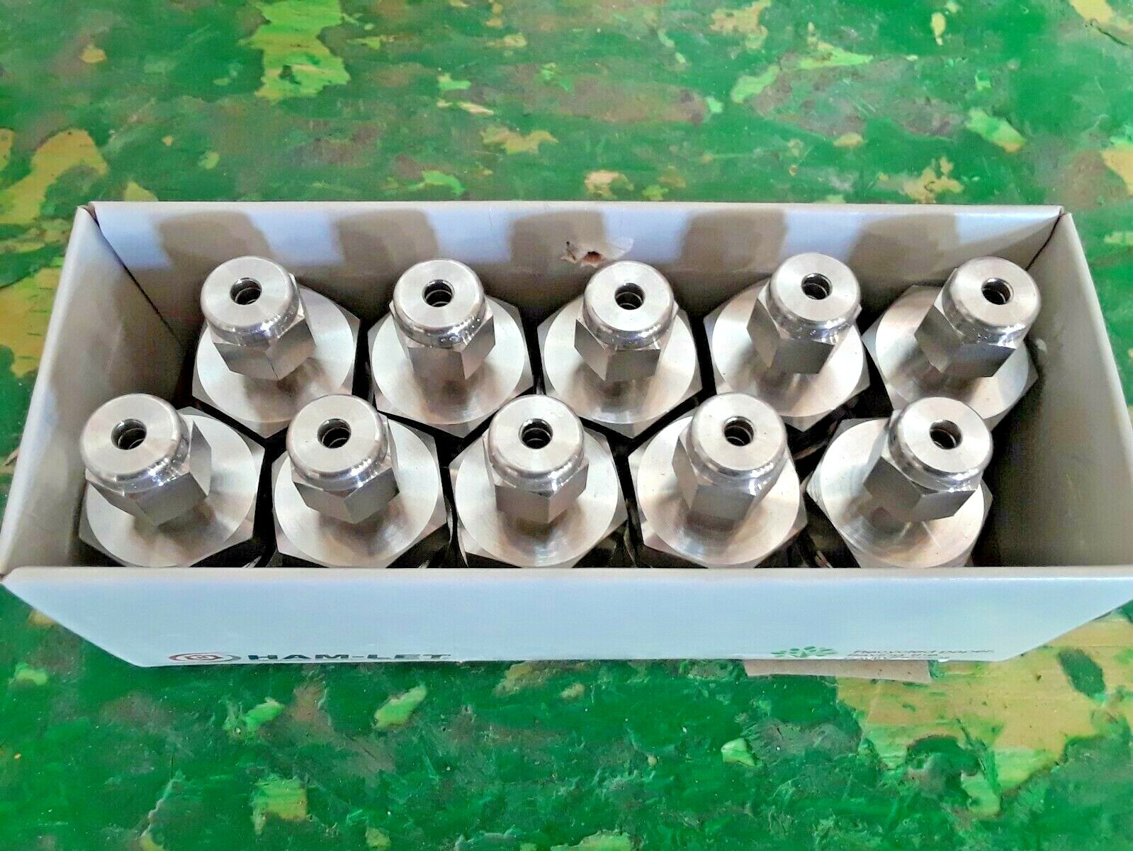 🟠HAM-LET 763L SS 1/2 X 1/8 UNION REDUCERS PESSCO IS OFFERING 1 LOT R042322-4 🗽