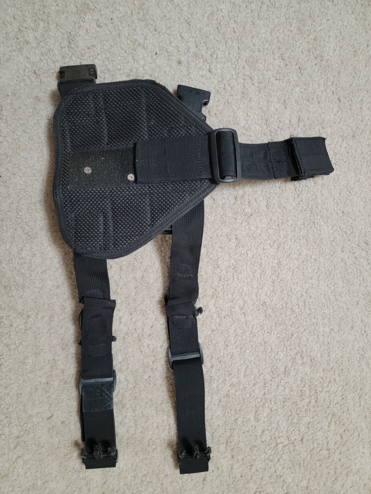 Soc Rig Handgun Holster Black RH M9/92-F 5107 Drop-leg