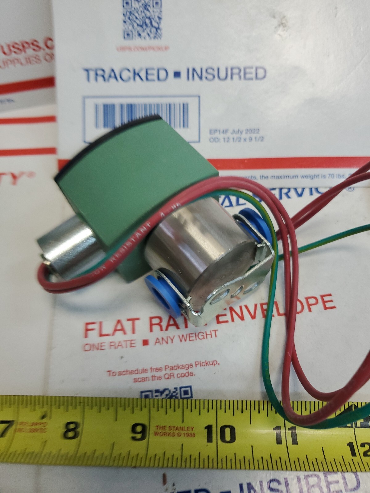 ASCO RED HAT HT8262G152T 2-WAY HIGH TEMP SS SOLENOID VALVE 120V 8262G152 1/4″,U2