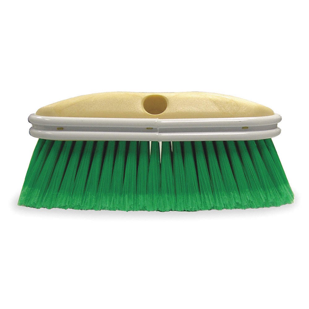 TOUGH GUY 5A171 Car Wash Brush,10″ L,Green 5A171