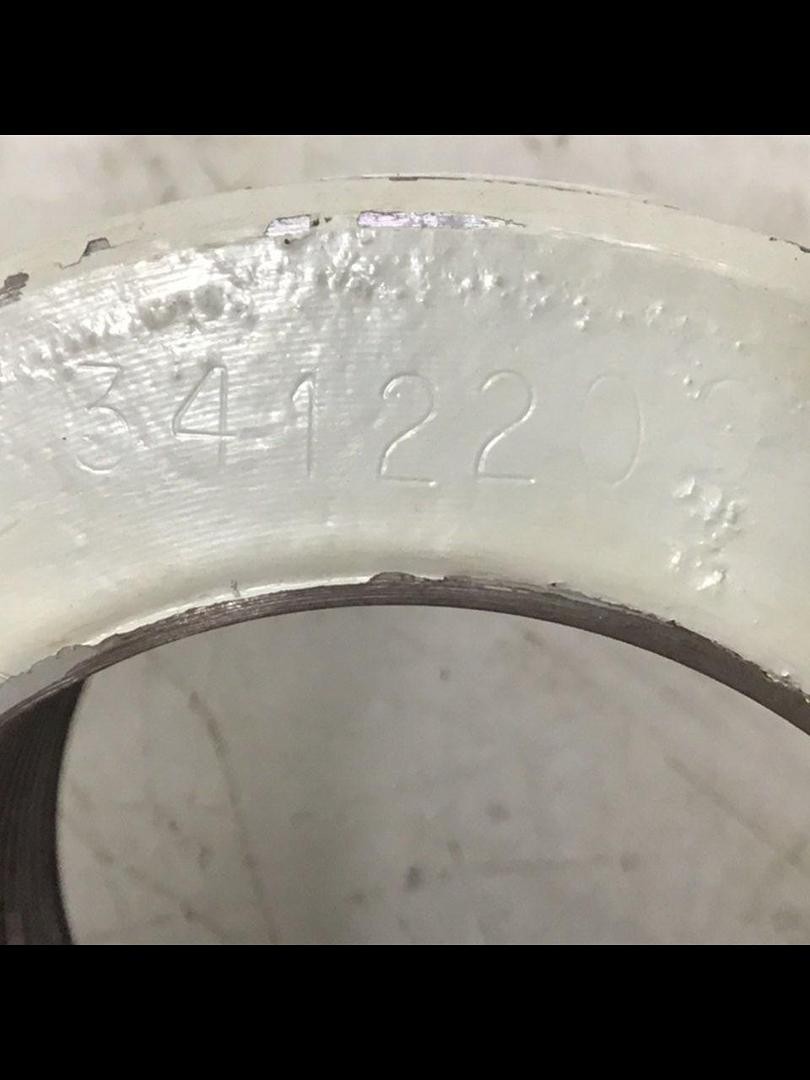 VAN DORN DEMAG Tie Bar Nut 341220ST Used #142844