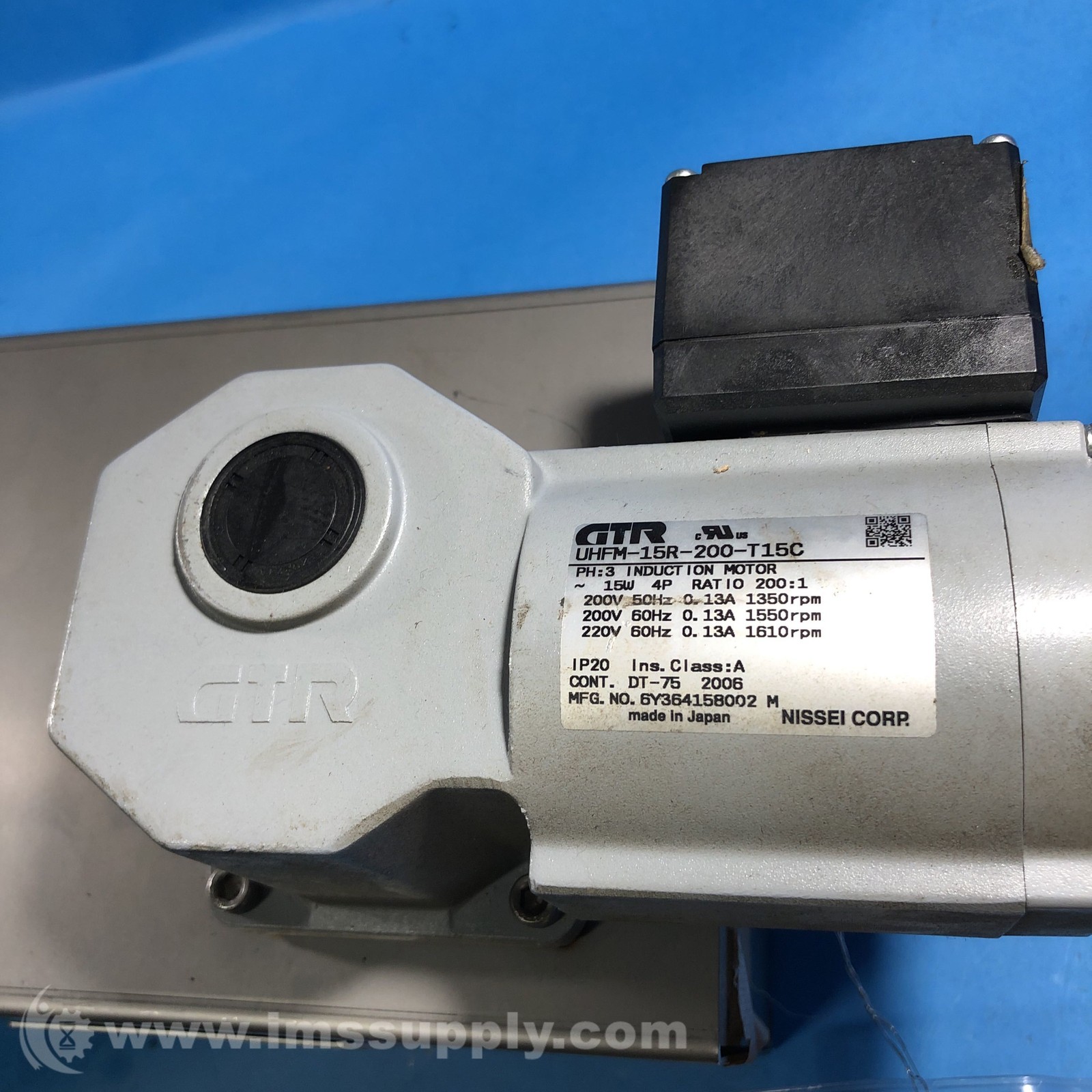 Oura Mfg. Co., LTD OOS-75-MB-1600 Mesh Belt Type Oil Skimmer USIP