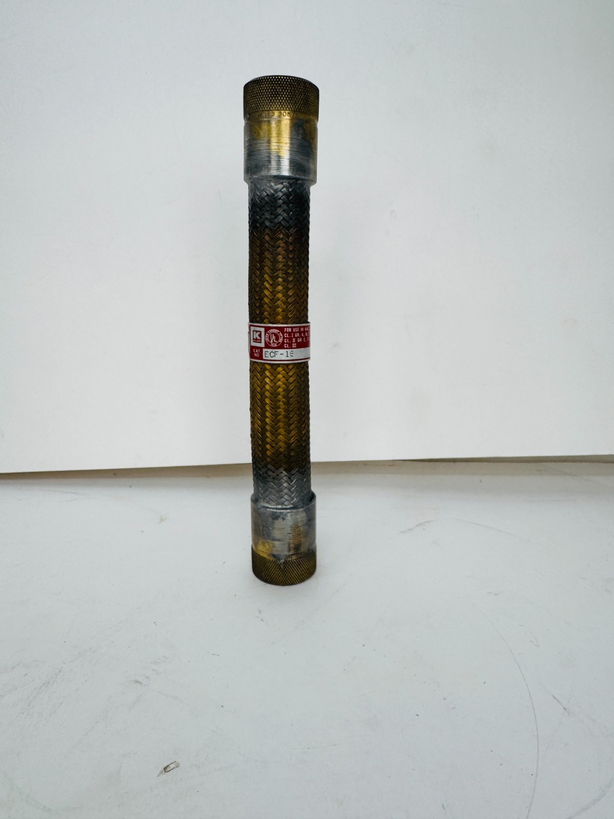 Killark ECF-16 Bronze Flexible Conduit Fitting Coupling ​1/2″ x 6″ Used