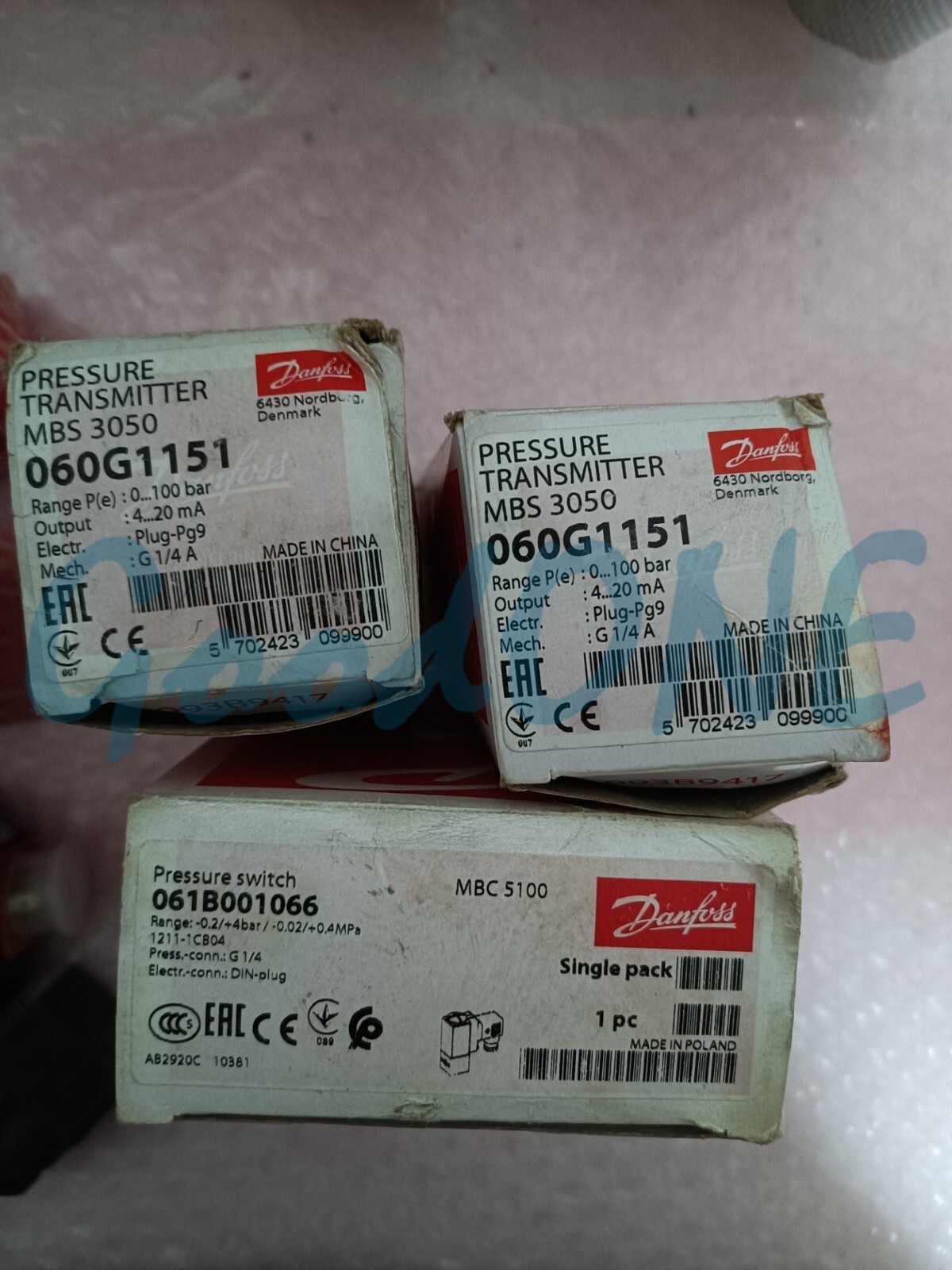 DANFOSS MBS3050 060G1151 Pressure Sensor fast shipping