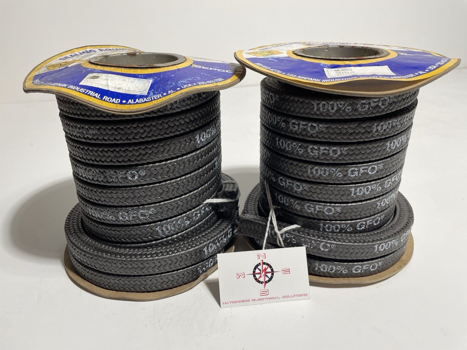 SEPCO ML4002 (38332-0) 3/4 Packing Ring (LOT of 2!)
