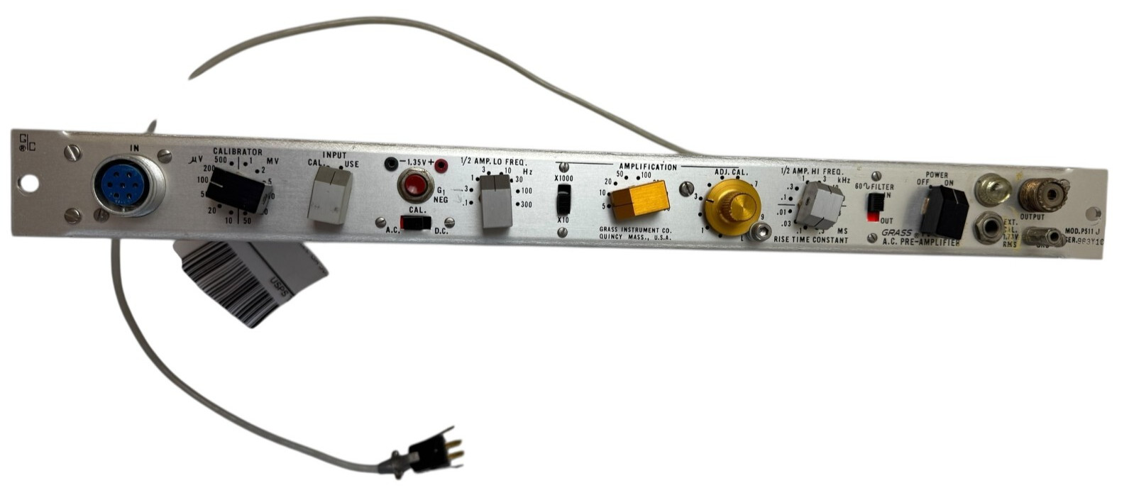 GRASS INSTRUMENTS P511J AMPLIFIER MADE IN USA