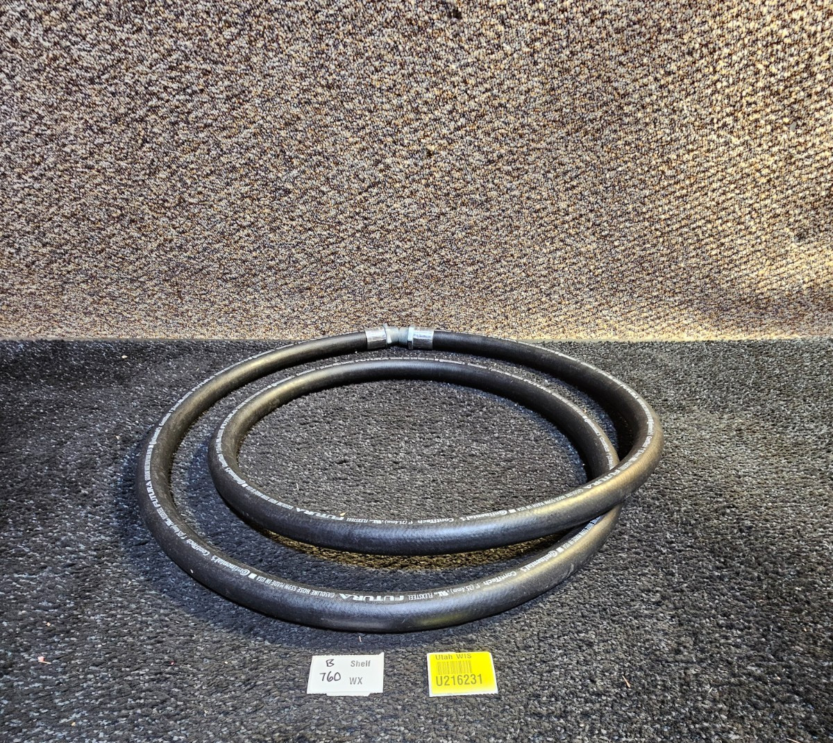 Continental ContiTech 1″ Futura Flexsteel 141″ Length Gasoline Hose w/Fittings