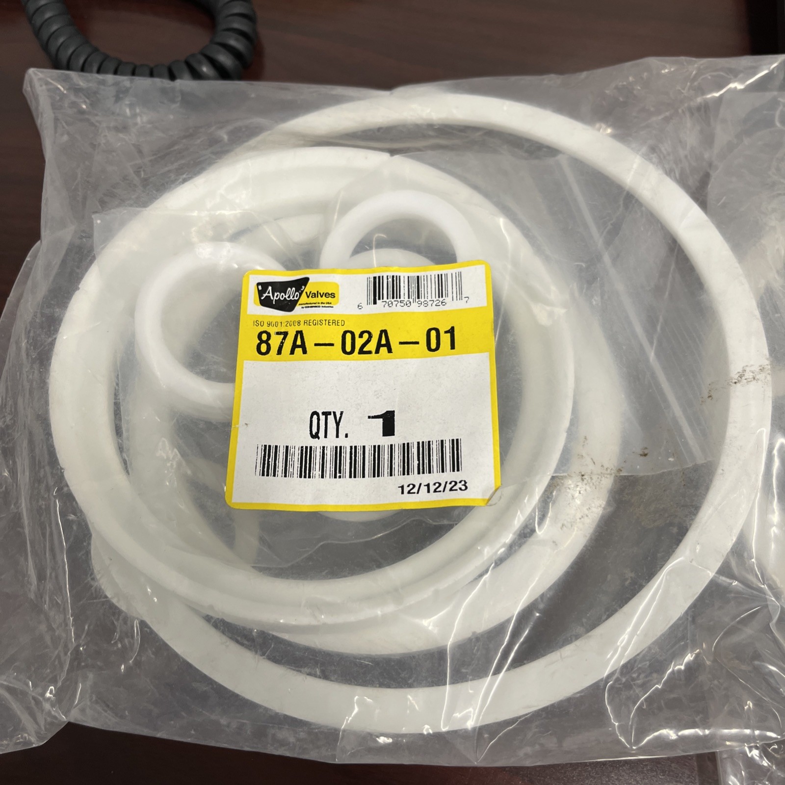 Apollo 87A02A01, Seal Service Repair Kit 87A/87B/88A/88B 4 in Full Port, 6″ STD