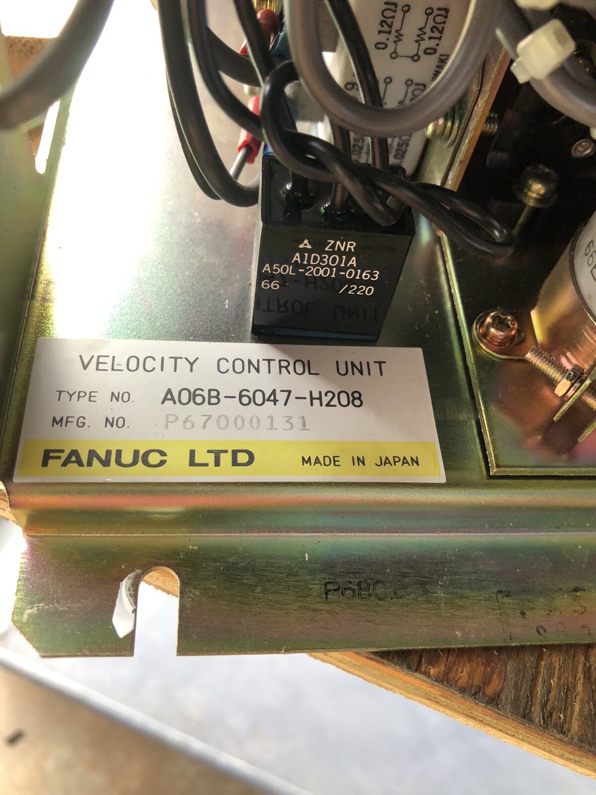 Fanuc A06B-6047-H208 Drive with PCBs A16B-1200-0230/A20B-1000-0220 Used Tested