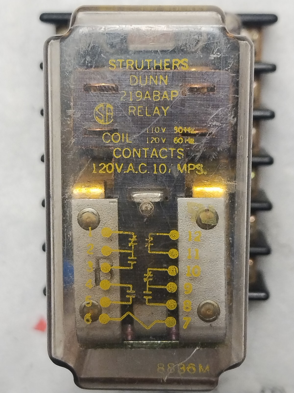 Struthers Dunn 219ABAP-24D Magnecraft Relay 219ABAP pack of 2