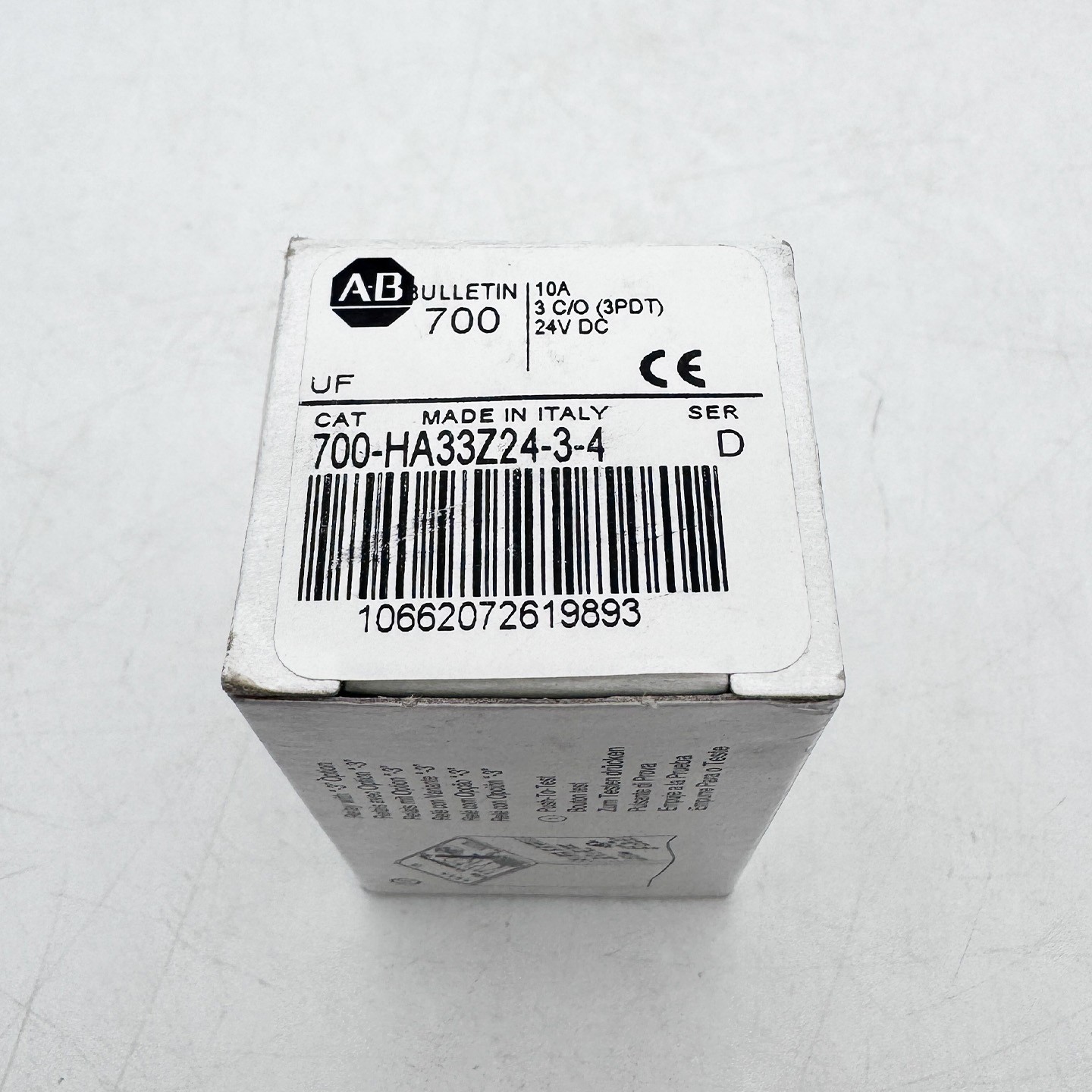 700-HA33Z24-3-4 GP Tube Base Relay New Original 700HA33Z2434