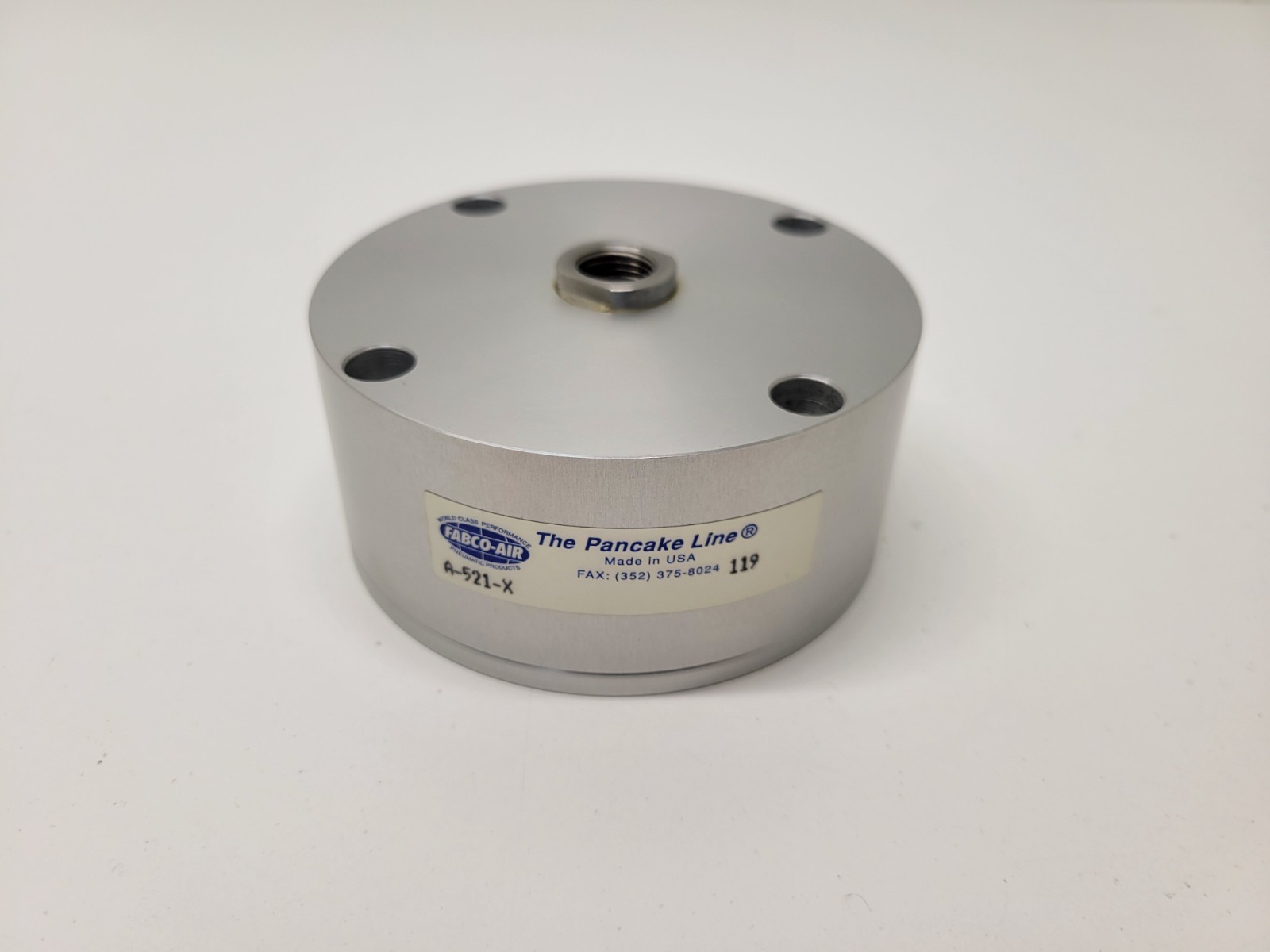 NEW OLD STOCK! FABCO-AIR PNEUMATIC PANCAKE CYLINDER A-521-X