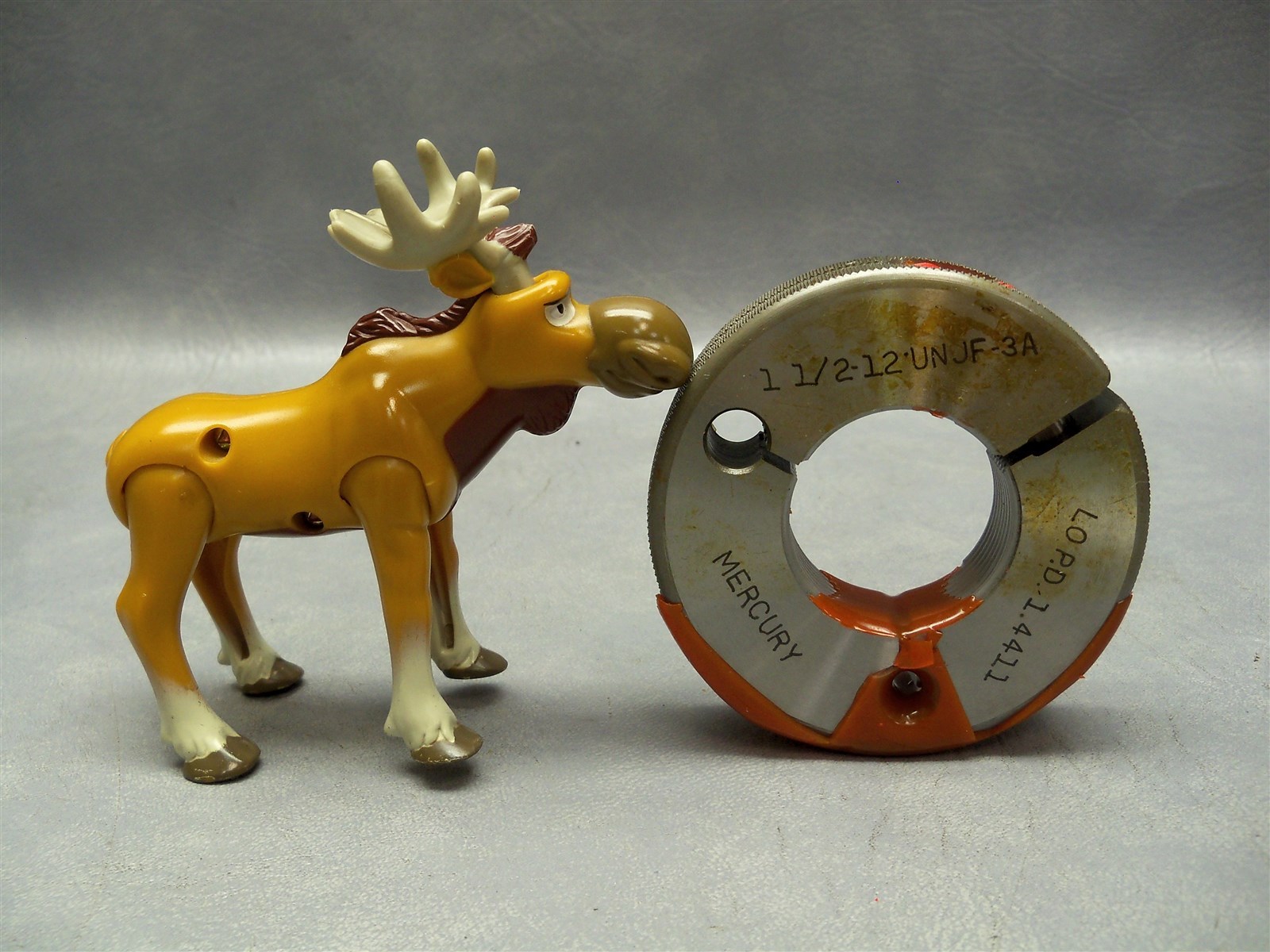 Mercury 1-1/2-12 UNJF-3A NoGo Lo Threaded Ring Gage Gage#1
