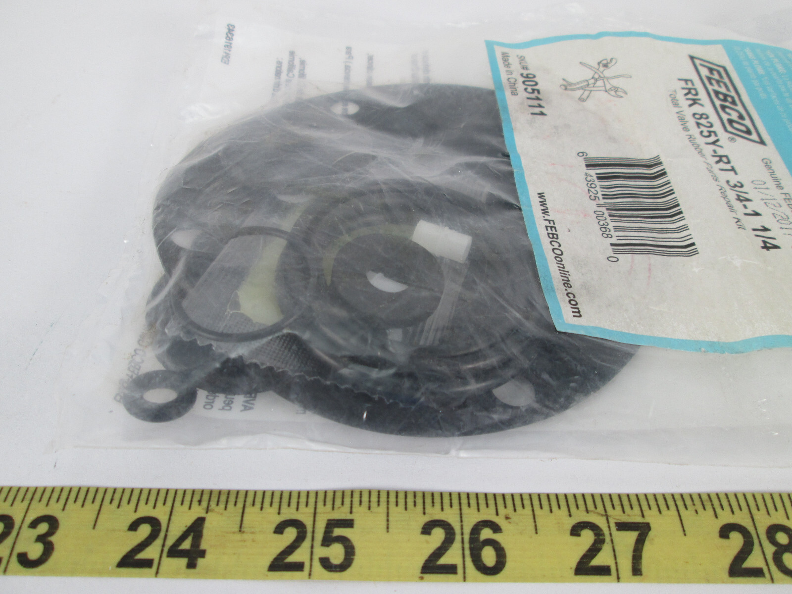 New NOS Febco Total Valve Rubber Parts Repair Kit FRK 825Y-RT 3/4 – 1-1/4″