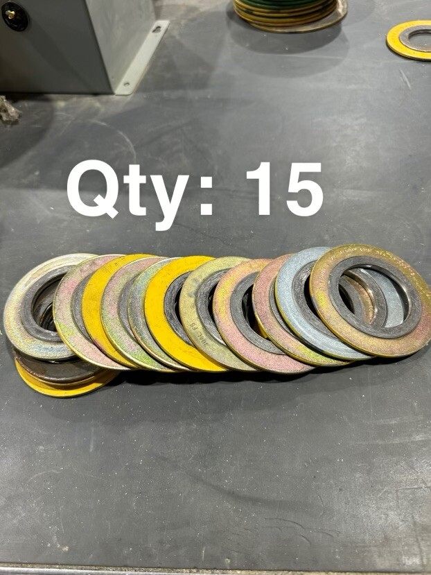 Teadit ASME B16.20 1-1/2″ 304/FG #300/600 Spiral Wound Gasket Lot of 15