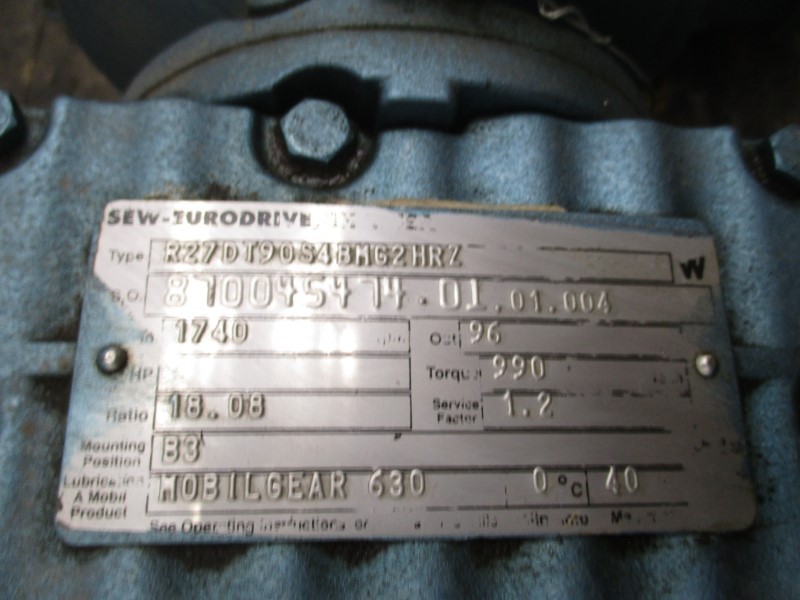 SEW-EURODRIVE DFT90S4BMG2HRZ R27DT90S4BMG2HRZ 230/460V 5.20/2.60A UNMP